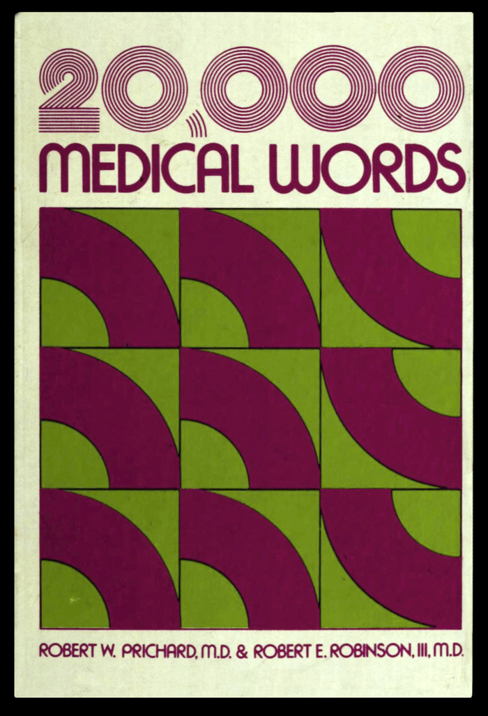 20 000 Medical Words Fonts In Use   20,000 Medical Words Cover S 